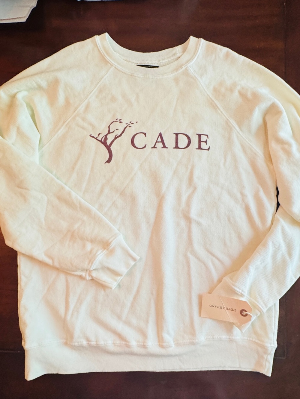 CADE Napa Valley Vineyard Retro Brand Crewneck Sweatshirt USA Cotton M